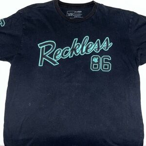 Reckless 86 Black Short Sleeve Tee  | XL